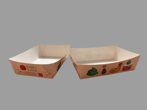 Boat trays 500ml food packaging - 240 GSM paper EcoBagsFactory Hyderabad