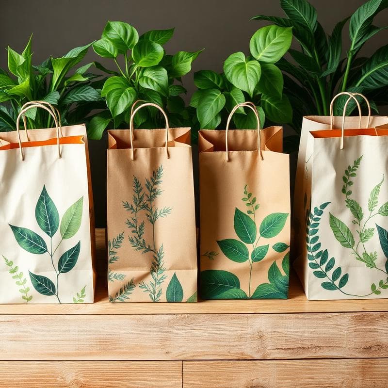 Custom printed paper bags Hyderabad - branded eco-friendly packaging