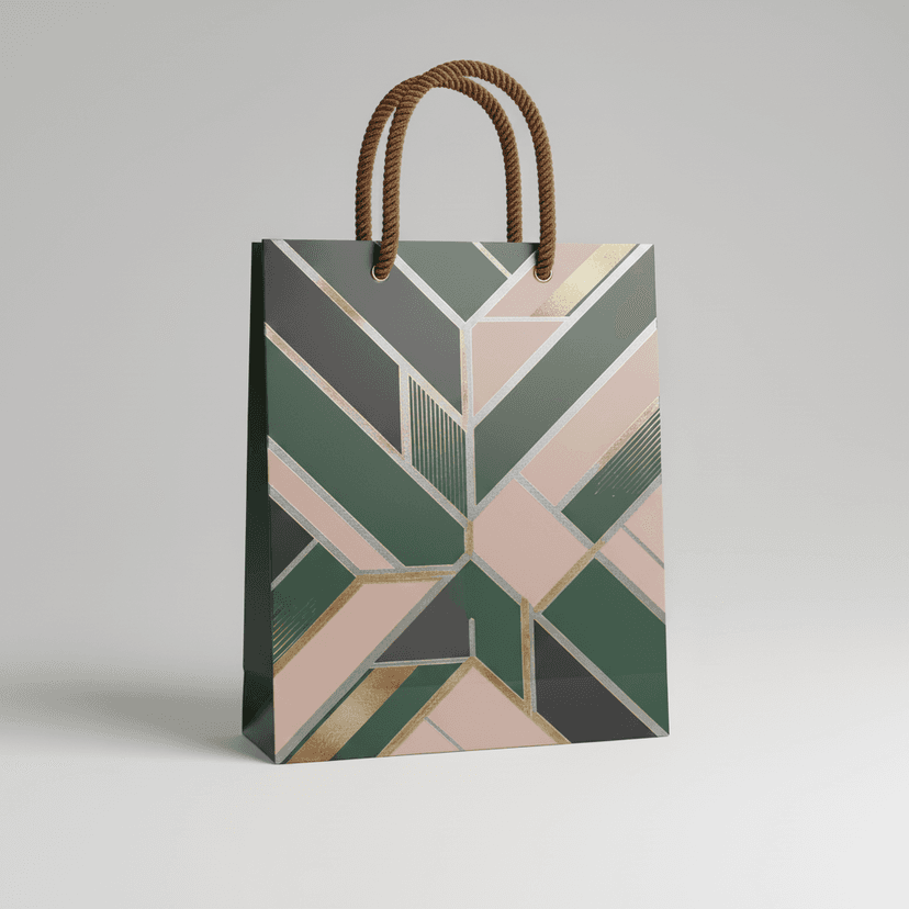 14x10x4 inch luxury paper bags ecobags with matt lamination - premium paperbags eco bags shopping bags wholesale