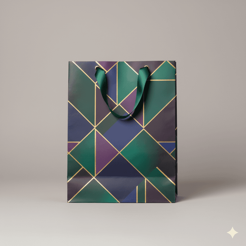 15x12x4 inch premium gift bags ecobags with satin ribbon - luxury paper bags paperbags eco bags India