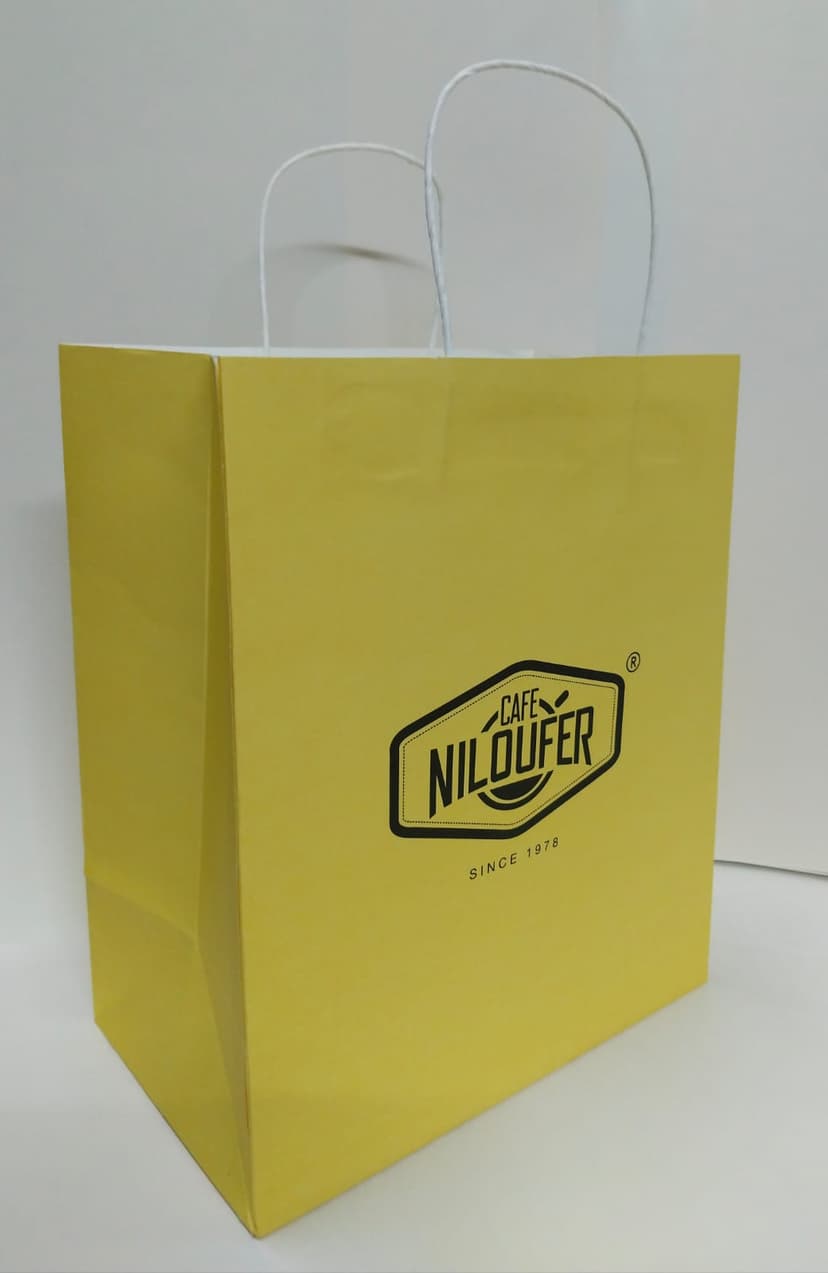 Cafe Niloufer ecobags paperbags EcoBagsFactory - eco friendly paper bags manufacturer hyd Hyderabad